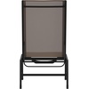 image:imageFlash Furniture Brazos Adjustable Chaise Lounge Chair Outdoor FivePosition Recliner All Weather BlackBlackBrownBlack