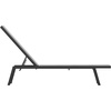 image:imageFlash Furniture Brazos Adjustable Chaise Lounge Chair Outdoor FivePosition Recliner All Weather BlackBlackGrayBlack