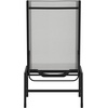 image:imageFlash Furniture Brazos Adjustable Chaise Lounge Chair Outdoor FivePosition Recliner All Weather BlackBlackGrayBlack