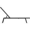 image:imageFlash Furniture Brazos Adjustable Chaise Lounge Chair Outdoor FivePosition Recliner All Weather BlackBlackGrayBlack
