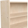 image:imageFlash Furniture Bright Beginnings Commercial Grade 3 Shelf Modular Classroom Storage Unit  Natural Finish  Open Storage  Extra Wide  Safe Kid Friendly Design