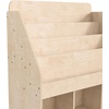 image:imageFlash Furniture Bright Beginnings Commercial Grade 4 Tier Modular Classroom Bookstand  Natural Finish  3 Lower Storage Compartments  Safe Kid Friendly Design