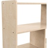 image:imageFlash Furniture Bright Beginnings Commercial Grade 5 Section Modular Classroom Storage Unit  Natural Finish  Extra Wide  Open Storage  Safe Kid Friendly Design