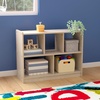 image:imageFlash Furniture Bright Beginnings Commercial Grade 5 Section Modular Classroom Storage Unit  Natural Finish  Open Storage  Safe Kid Friendly Design