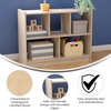 image:imageFlash Furniture Bright Beginnings Commercial Grade 5 Section Modular Classroom Storage Unit  Natural Finish  Open Storage  Safe Kid Friendly Design