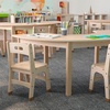 image:imageFlash Furniture Bright Beginnings Commercial Grade Half Circle Classroom Table  Wooden Preschool Activity Table  Greenguard Certified Wood  295 W x 59 D x 21 H