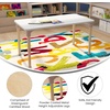 image:imageFlash Furniture Bright Beginnings Commercial Grade Height Adjustable Rectangle Classroom Table  Wooden Activity Table  235 W x 47 D x 15 H  23 H  BeechWhite
