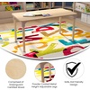 image:imageFlash Furniture Bright Beginnings Commercial Grade Height Adjustable Rectangle Classroom Table  Wooden Activity Table  235 W x 47 D x 15 H  23 H  Beech