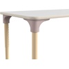 image:imageFlash Furniture Bright Beginnings Commercial Grade Height Adjustable Rectangle Classroom Table  Wooden Activity Table  235 W x 47 D x 15 H  23 H  BeechWhite