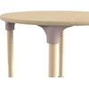 image:imageFlash Furniture Bright Beginnings Commercial Grade Height Adjustable Round Classroom Table  Wooden Activity Table  33 D x 15 H  23 H  Beech