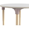 image:imageFlash Furniture Bright Beginnings Commercial Grade Height Adjustable Round Classroom Table  Wooden Activity Table  33 D x 15 H  23 H  BeechWhite