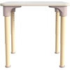 image:imageFlash Furniture Bright Beginnings Commercial Grade Height Adjustable Square Classroom Table  Wooden Activity Table  24 W x 24 D x 15 H  23 H  BeechWhite