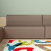 image:imageFlash Furniture Bright Beginnings Commercial Grade Modular Classroom 2Seater Sofa  Neutral Easy Clean Vinyl Upholstery  Soft Seating  Armless Design