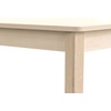 image:imageFlash Furniture Bright Beginnings Commercial Grade Trapezoid Classroom Table  Wooden Preschool Activity Table  Greenguard Certified Wood  2075 W x 47 D x 21 H Beech