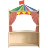 image:imageFlash Furniture Bright Beginnings Commercial Puppet Theater  Lower Magnetic Chalkboard  Space Saving Lower Storage  Natural