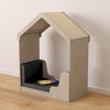image:imageFlash Furniture Bright Beginnings Commercial Reading Nook  Natural Finished Green Guard Certified Wood Construction  Padded Soft Seating  Vinyl Upholstered Mats