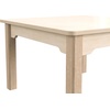 image:imageFlash Furniture Bright Beginnings Commercial Square Classroom Table  Wooden Preschool Activity Table  Greenguard Certified Wood  235 W x 145 H Beech Finish
