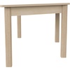 image:imageFlash Furniture Bright Beginnings Commercial Trapezoid Classroom Table  Wooden Preschool Activity Table  Greenguard Certified Wood  2075 W x 47 D x 18 H Beech
