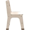 image:imageFlash Furniture Bright Beginnings Set of 2 Commercial Wooden Classroom Chairs  Natural Finish  115 Seat Height  Integrated Carrying Handle  NonSlip Foot Caps