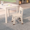 image:imageFlash Furniture Bright Beginnings Set of 2 Commercial Wooden Classroom Chairs  Natural Finish  115 Seat Height  Integrated Carrying Handle  NonSlip Foot Caps