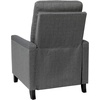 image:imageFlash Furniture Carson Transitional Style Push Back Recliner Chair  Gray Fabric Upholstery  Accent Nail Trim  Pillow Back ReclinerGrey