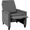 image:imageFlash Furniture Carson Transitional Style Push Back Recliner Chair  Gray Fabric Upholstery  Accent Nail Trim  Pillow Back ReclinerGrey