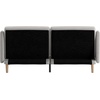 image:imageFlash Furniture Carter Premium Tufted Split Back Sofa Futon Navy Velvet Upholstery  Solid Wood Legs  Convertible Sleeper Couch for Small SpacesStone