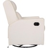 image:imageFlash Furniture Cash Swivel Manual Glider Rocker Recliner Chair USBUSBC Charging Ports 270 Degree Swivel Perfect for Living Room or Nursery OffWhite BoucleOffwhite Boucle