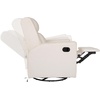 image:imageFlash Furniture Cash Swivel Manual Glider Rocker Recliner Chair USBUSBC Charging Ports 270 Degree Swivel Perfect for Living Room or Nursery OffWhite BoucleOffwhite Boucle
