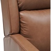 image:imageFlash Furniture Cash Swivel Manual Glider Rocker Recliner Chair USBUSBC Charging Ports 270 Degree Swivel Perfect for Living Room or Nursery OffWhite BoucleCognac Leathersoft