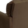 image:imageFlash Furniture Chandler LeatherSoft Kids Recliner with Cup Holder and Safety Recline Contemporary Reclining Chair for Kids Supports up to 90 lbs BlackBrown Microfiber