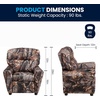 image:imageFlash Furniture Chandler LeatherSoft Kids Recliner with Cup Holder and Safety Recline Contemporary Reclining Chair for Kids Supports up to 90 lbs BlackCamouflage Fabric