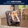 image:imageFlash Furniture Chandler LeatherSoft Kids Recliner with Cup Holder and Safety Recline Contemporary Reclining Chair for Kids Supports up to 90 lbs BlackCamouflage Fabric
