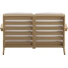 image:imageFlash Furniture Charlestown Adirondack Style Deep Seat Patio Loveseat with Cushions  Gray Poly Resin Frame  Gray AllWeather Cushions  IndoorOutdoorNatural CedarCream