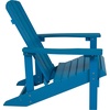 image:imageFlash Furniture Charlestown Commercial Grade IndoorOutdoor Adirondack Chair Weather Resistant Durable Poly Resin Deck and Patio Seating RedBlue