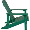 image:imageFlash Furniture Charlestown Commercial Grade IndoorOutdoor Adirondack Chair Weather Resistant Durable Poly Resin Deck and Patio Seating RedGreen