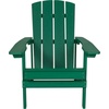 image:imageFlash Furniture Charlestown Commercial Grade IndoorOutdoor Adirondack Chair Weather Resistant Durable Poly Resin Deck and Patio Seating RedGreen