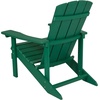 image:imageFlash Furniture Charlestown Commercial Grade IndoorOutdoor Adirondack Chair Weather Resistant Durable Poly Resin Deck and Patio Seating RedGreen