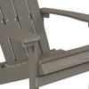 image:imageFlash Furniture Charlestown Commercial Grade IndoorOutdoor Adirondack Chair Weather Resistant Durable Poly Resin Deck and Patio Seating RedGrey