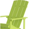 image:imageFlash Furniture Charlestown Commercial Grade IndoorOutdoor Adirondack Chair Weather Resistant Durable Poly Resin Deck and Patio Seating RedLime Green