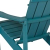 image:imageFlash Furniture Charlestown Commercial Grade IndoorOutdoor Adirondack Chair Weather Resistant Durable Poly Resin Deck and Patio Seating RedSea Foam