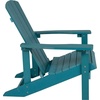 image:imageFlash Furniture Charlestown Commercial Grade IndoorOutdoor Adirondack Chair Weather Resistant Durable Poly Resin Deck and Patio Seating RedSea Foam