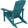 image:imageFlash Furniture Charlestown Commercial Grade IndoorOutdoor Adirondack Chair Weather Resistant Durable Poly Resin Deck and Patio Seating RedSea Foam