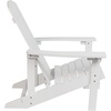 image:imageFlash Furniture Charlestown Commercial Grade IndoorOutdoor Adirondack Chair Weather Resistant Durable Poly Resin Deck and Patio Seating RedWhite