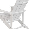 image:imageFlash Furniture Charlestown Commercial Grade IndoorOutdoor Adirondack Chair Weather Resistant Durable Poly Resin Deck and Patio Seating RedWhite