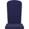 image:imageFlash Furniture Charlestown Set of 2 Adirondack Chair Cushions  Blue Fabric Cushions  2 Thick Padding  IndoorOutdoor  Patio Chair Replacement CushionsBlue