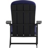 image:imageFlash Furniture Charlestown Set of 2 Adirondack Chairs with Cushions  White Poly Resin Frame  Blue AllWeather Cushions  IndoorOutdoor UseSlate GrayBlue
