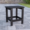 image:imageFlash Furniture Charlestown Tiered Commercial Poly Resin Adirondack Side Table  Lime Green  AllWeather  IndoorOutdoorBlack