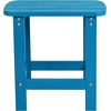 image:imageFlash Furniture Charlestown Tiered Commercial Poly Resin Adirondack Side Table  Lime Green  AllWeather  IndoorOutdoorBlue