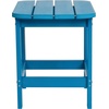 image:imageFlash Furniture Charlestown Tiered Commercial Poly Resin Adirondack Side Table  Lime Green  AllWeather  IndoorOutdoorBlue